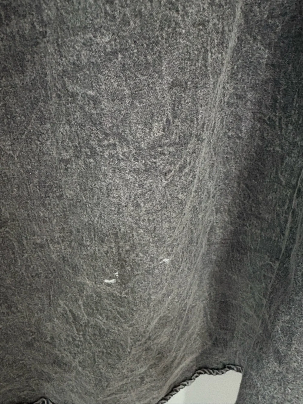 Nostalgia Gray 100% Cotton Denim Dress with Multicolor Floral Embroidery - Picture 9 of 9